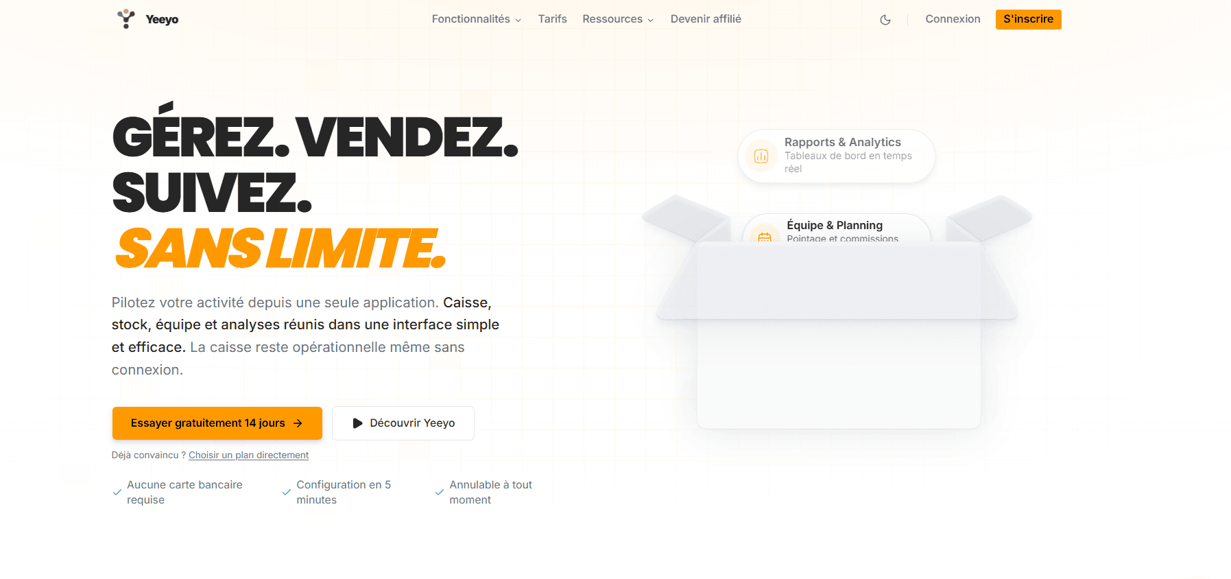 Yeeyo — SaaS de Gestion