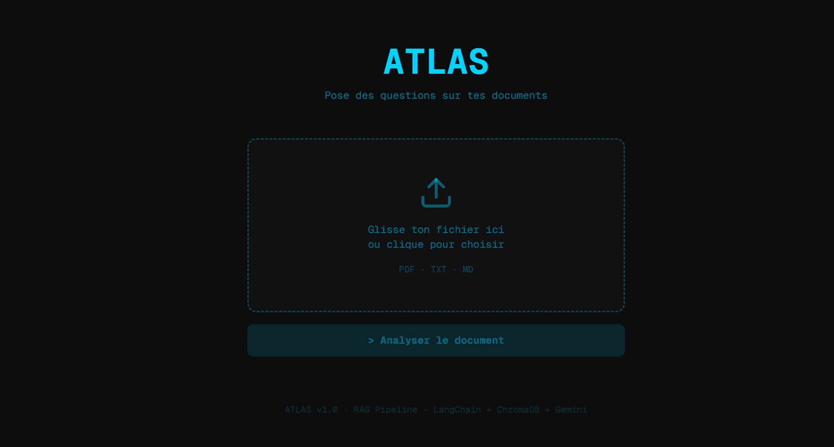 ATLAS — Pipeline RAG